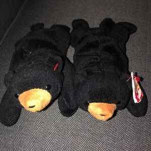 Black bear beanie baby